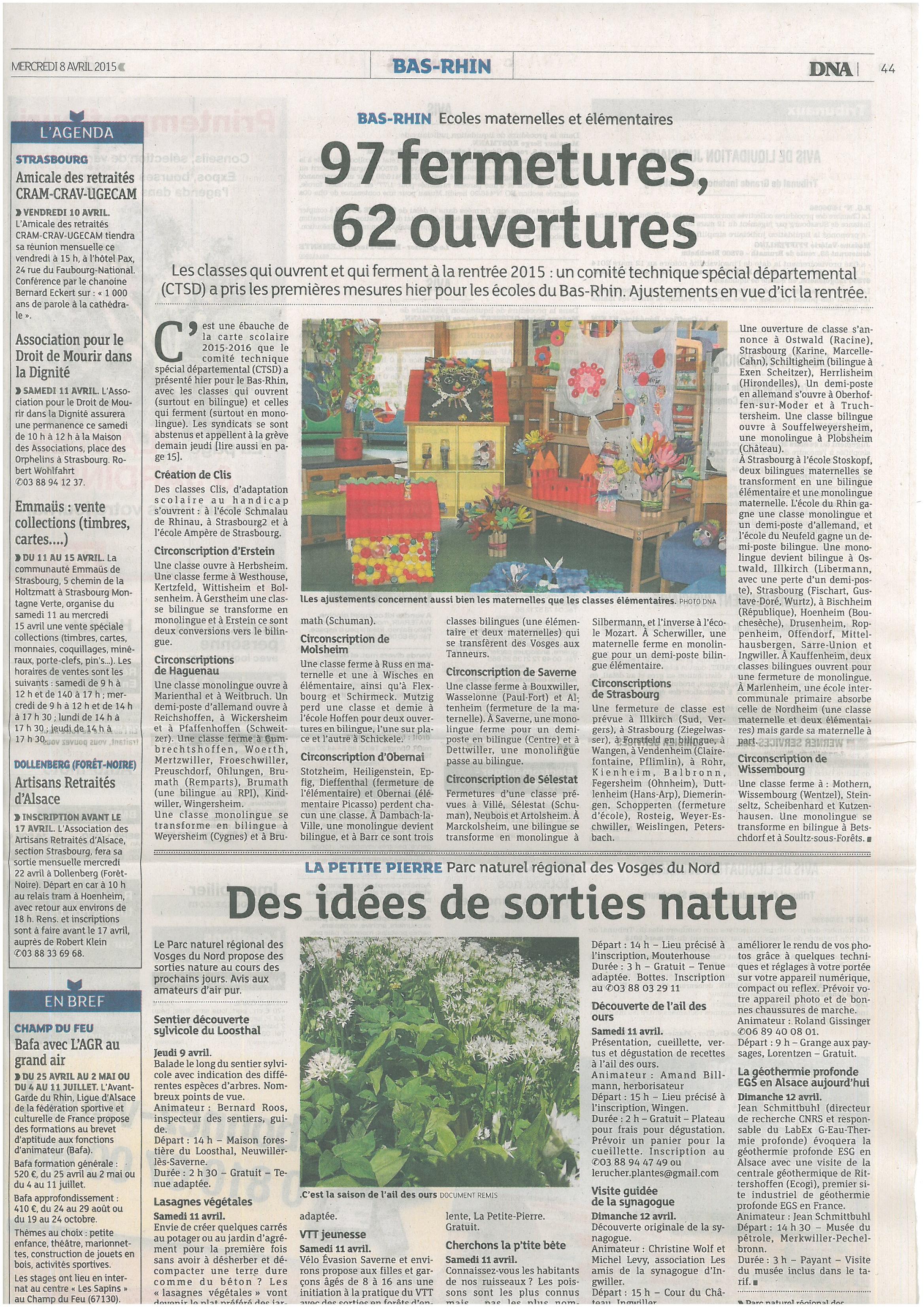 Article des DNA